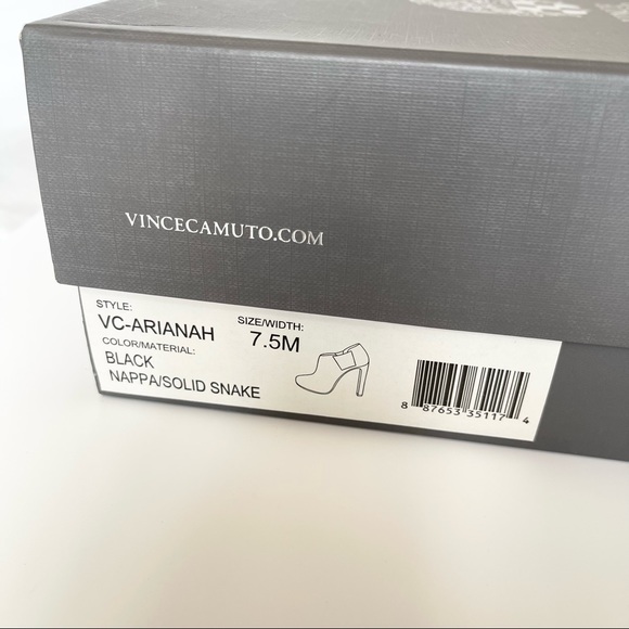 Vince Camuto Leather Booties Ankle Boots - Picture 10 of 11